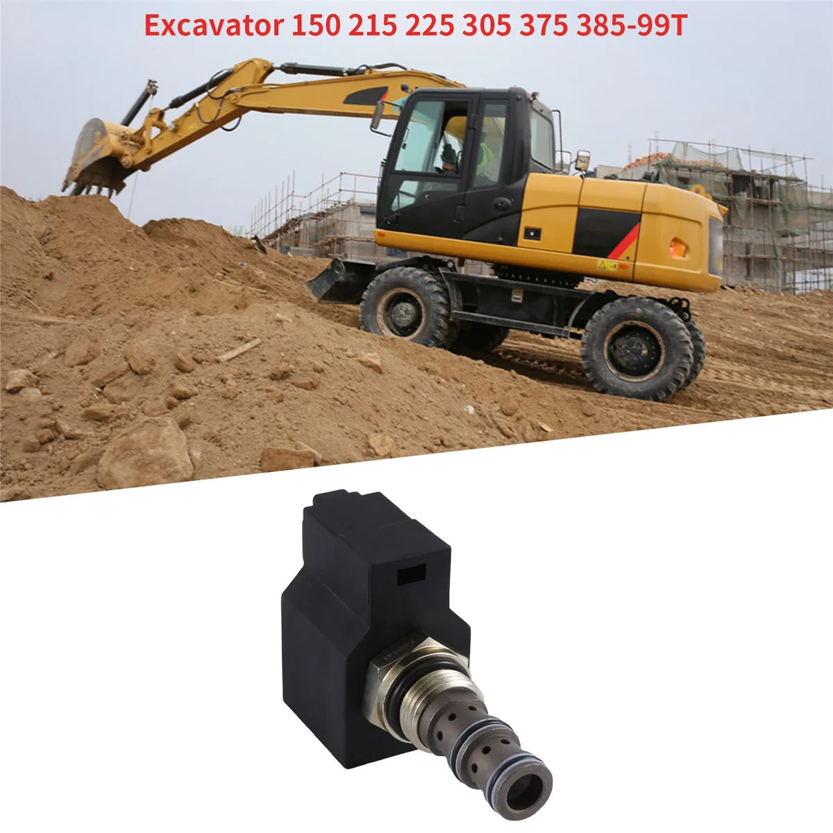 For Excavator 150 215 225 305 375 385-9/9T Pilot Lock Solenoid Valve Coil Accessories
For Excavator 150 215 225 305 375 385-9/9T Pilot Lock Solenoid Valve Coil Accessories