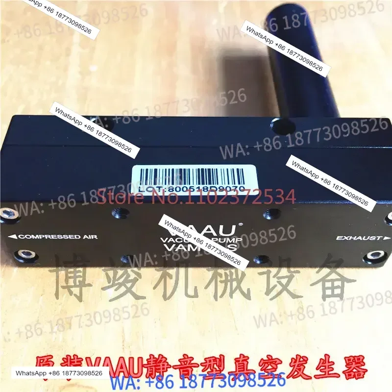 Оригинальный импортный вакуумный генератор отрицательного давления VAAU VAM10-S, высоковакуумный, малошумный, бесшумный пневматический вакуумный насос
Оригинальный импортный вакуумный генератор отрицательного давления VAAU VAM10-S, высоковакуумный, малошумный, бесшумный пневматический вакуумный насос