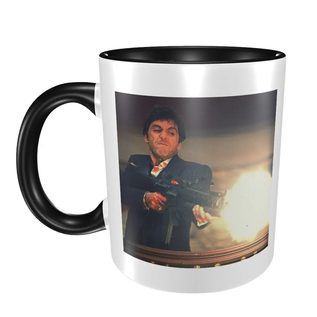 Лицо со шрамом Тони Монтана, кружка для стрельбы, забавные керамические кофейные чашки, чайные кружки, чашка для молока, посуда для напитков, подарок для друзей
Лицо со шрамом Тони Монтана, кружка для стрельбы, забавные керамические кофейные чашки, чайные кружки, чашка для молока, посуда для напитков, подарок для друзей