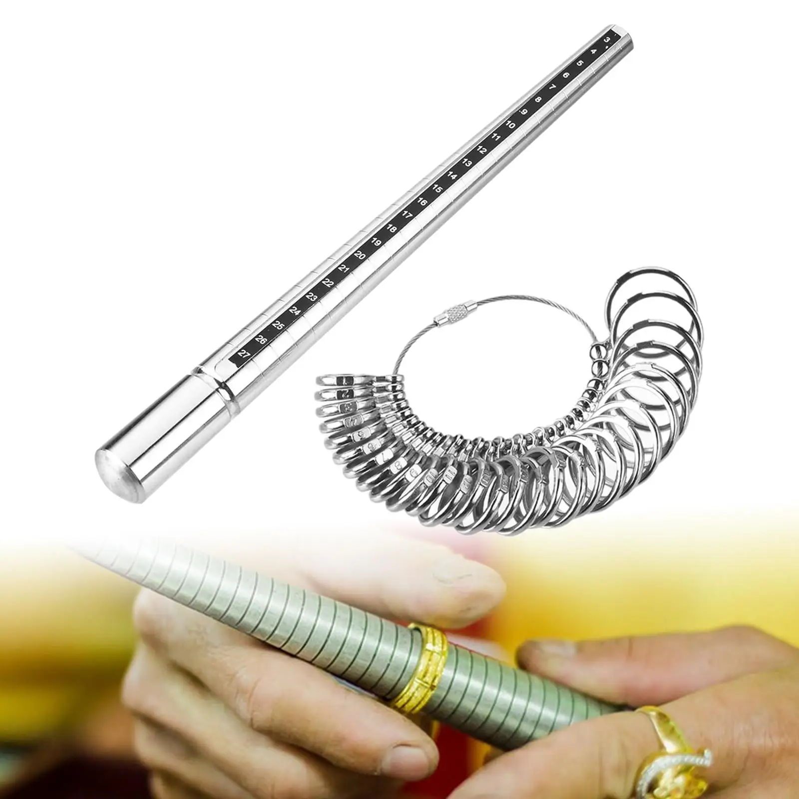Кольцевая шпилька Sizer Tool DIY аксессуары ювелирные инструменты размер пальца Guage
Кольцевая шпилька Sizer Tool DIY аксессуары ювелирные инструменты размер пальца Guage