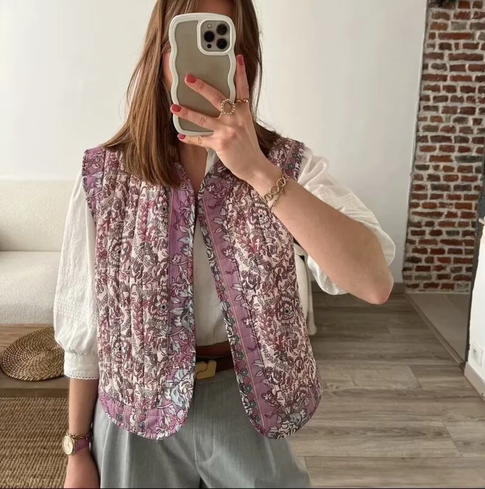 Fashion Printed Vest for Women Trendy Autumn and Winter Inner and Outer Vest Sleeveless Jacket New Style Women's Clothing
Fashion Printed Vest for Women Trendy Autumn and Winter Inner and Outer Vest Sleeveless Jacket New Style Women's Clothing