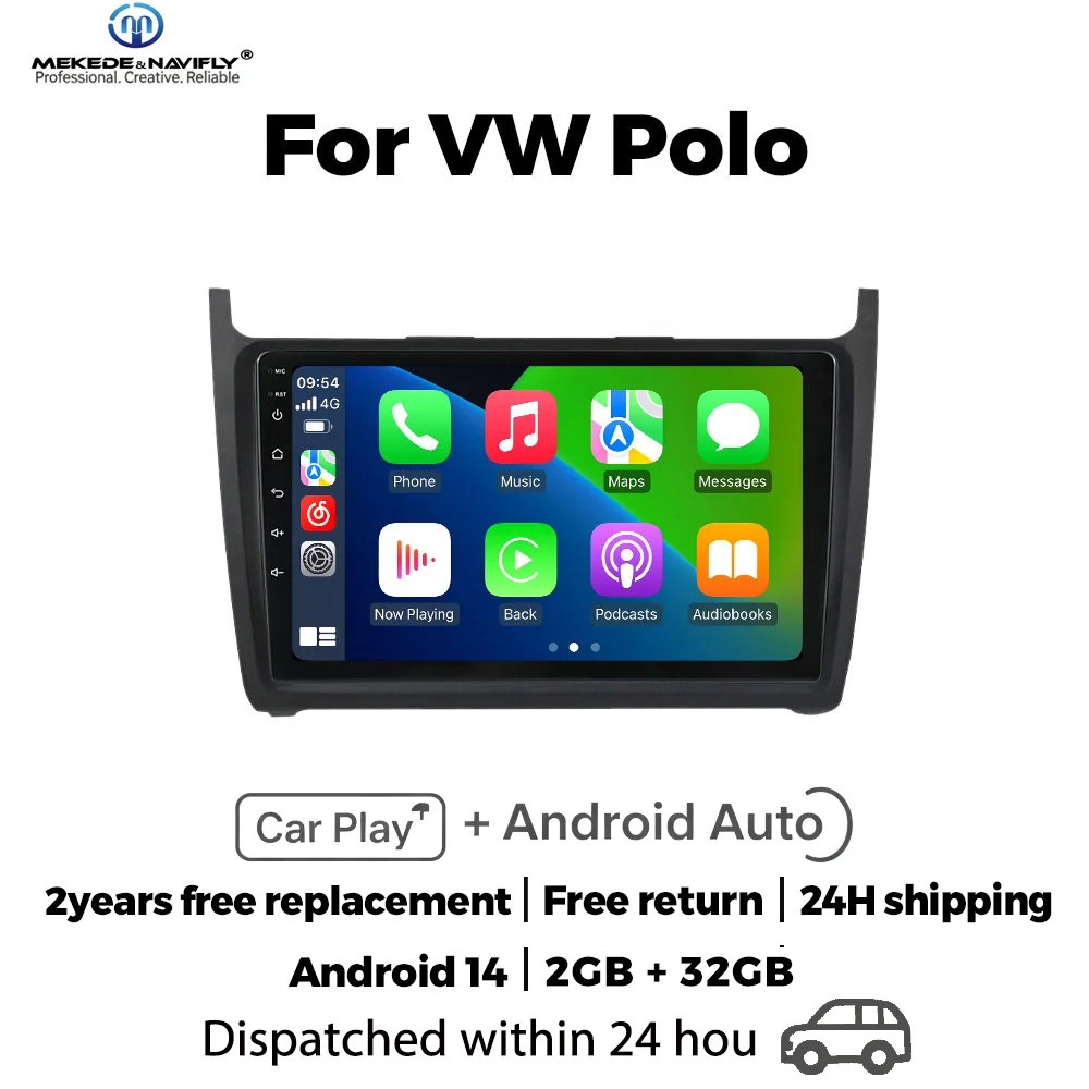 MEKEDE 2 Din Carplay For VW Volkswagen POLO 5 sedan 2008-2020 Car Radio Multimedia GPS BT autoradio Intelligent car audio system
MEKEDE 2 Din Carplay For VW Volkswagen POLO 5 sedan 2008-2020 Car Radio Multimedia GPS BT autoradio Intelligent car audio system