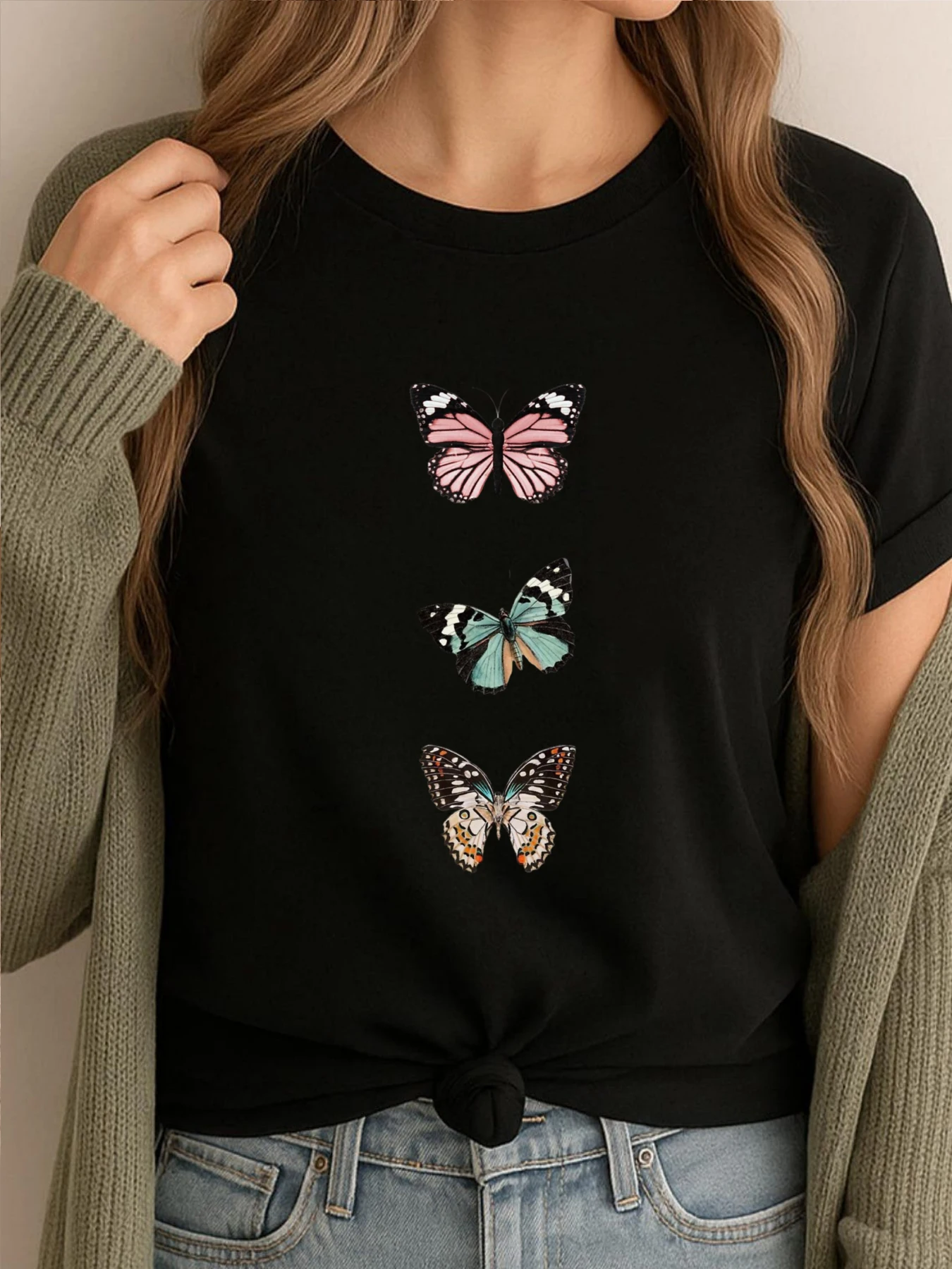 Beautiful Butterflies Street Wear T Shirt Spring Men Clothes Printed Tees Mens Oversized Fashion Graphic Tees
Beautiful Butterflies Street Wear T Shirt Spring Men Clothes Printed Tees Mens Oversized Fashion Graphic Tees