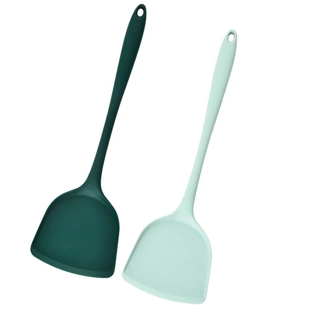 2Pcs Non-Stick Silicone Spatula High Temperature Resistant Kitchen Wok Tool Cooking Safe Material PanCake Fryer
2Pcs Non-Stick Silicone Spatula High Temperature Resistant Kitchen Wok Tool Cooking Safe Material PanCake Fryer