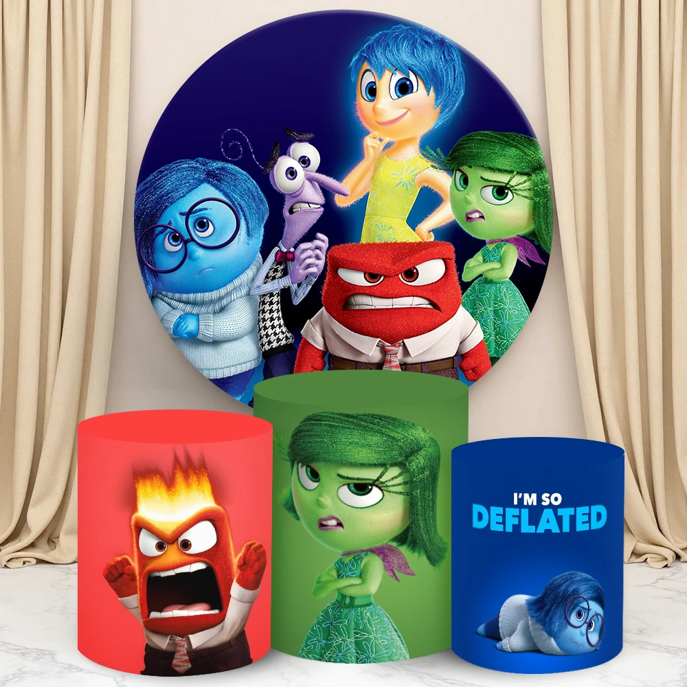 Disney Inside Out Round Cylinder Backdrop Cover for Kids Birthday Party Decor Baby Shower Photo Background Cylinder Cake Cover
Disney Inside Out Round Cylinder Backdrop Cover for Kids Birthday Party Decor Baby Shower Photo Background Cylinder Cake Cover