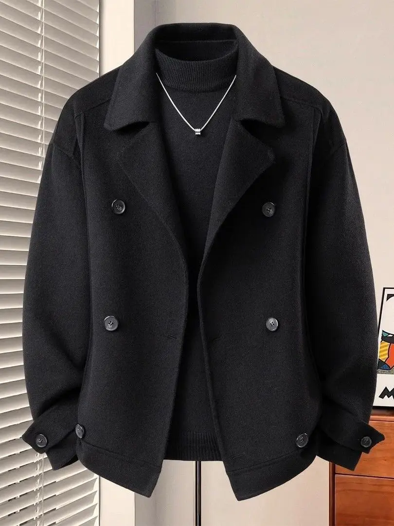 Pure Color Long Sve Jaet for Men Casual High End Autumn Winter New Sle No Tagging Trendy Brand Independent Outerwear
Pure Color Long Sve Jaet for Men Casual High End Autumn Winter New Sle No Tagging Trendy Brand Independent Outerwear