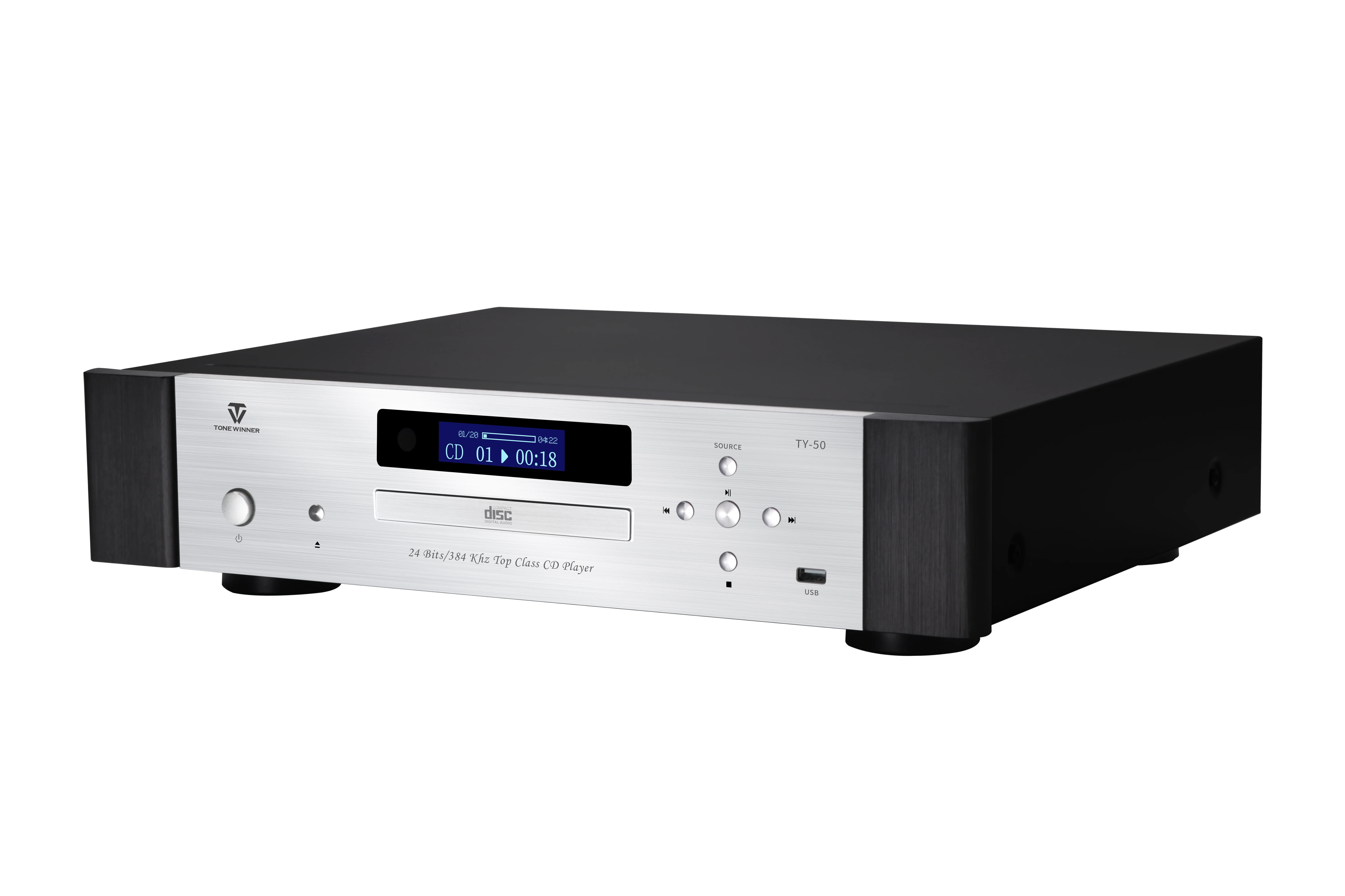 High Quality TY-50 Digital Home CD Player with MP3 USB TF Card Factory ODM/OEM and High Quality Transformer
High Quality TY-50 Digital Home CD Player with MP3 USB TF Card Factory ODM/OEM and High Quality Transformer