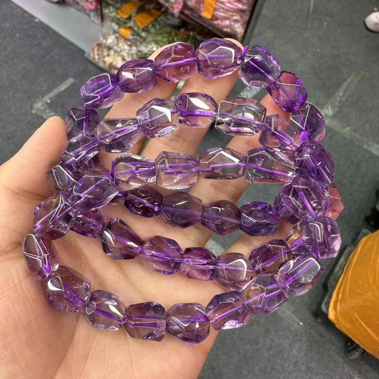Natural Amethyst Bracelet AAA Genuine Gemstone Women Fashion Jewelry DIY Accessories Elegant Gift Trendy Purple Stone Beads
Natural Amethyst Bracelet AAA Genuine Gemstone Women Fashion Jewelry DIY Accessories Elegant Gift Trendy Purple Stone Beads