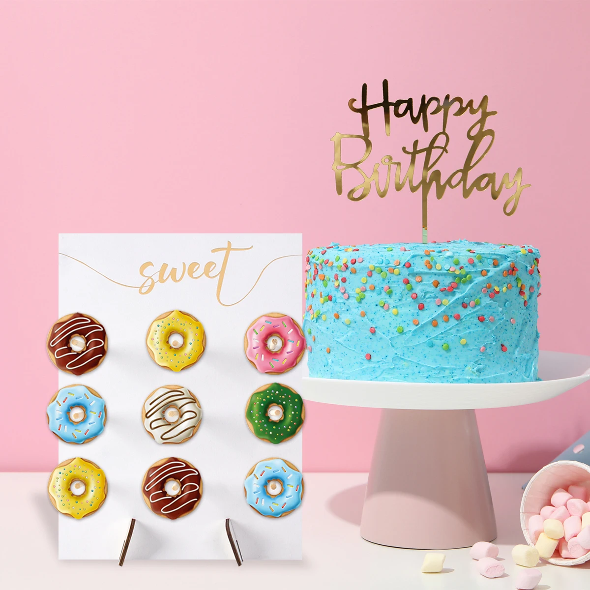 Wooden Donut Wall Stand Doughnuts Display Board Holder Wedding Table Decor Kids Birthday Party Decorations Baby Shower Supplies
Wooden Donut Wall Stand Doughnuts Display Board Holder Wedding Table Decor Kids Birthday Party Decorations Baby Shower Supplies