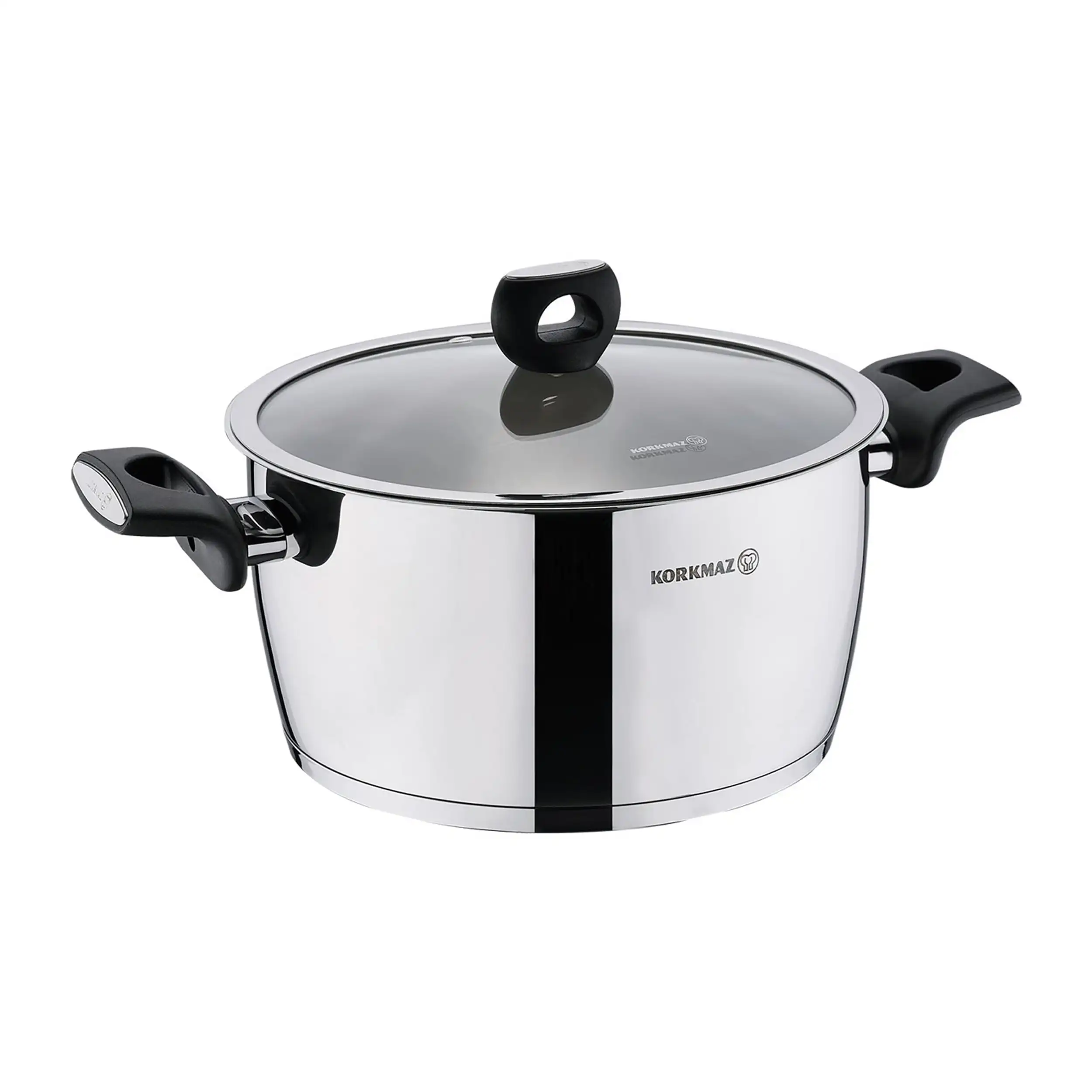 Nora 2 Piece 5.5 Liter Stainless Steel Casserole with Lid in Silver
Nora 2 Piece 5.5 Liter Stainless Steel Casserole with Lid in Silver