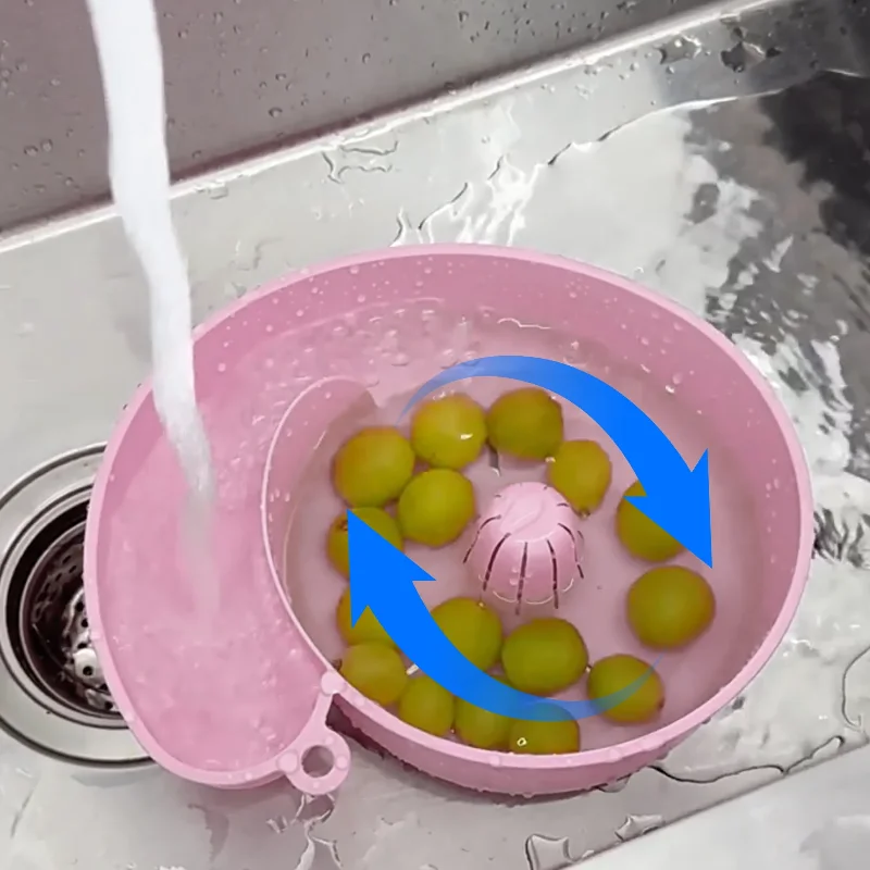 Snail Drain Basket Portable Cleaning Bowl Automatic Vegetable Fruits Washing Basket with Strainer Home Kitchen Filter Plate
Snail Drain Basket Portable Cleaning Bowl Automatic Vegetable Fruits Washing Basket with Strainer Home Kitchen Filter Plate