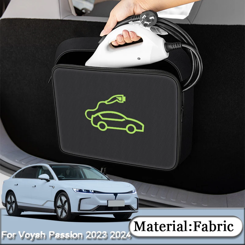 For Voyah Passion 2023 2024 Car Charging Cable Storage Bag Charger Plugs EV Sockets Equipment Organizer Bag Waterproof Accessory
For Voyah Passion 2023 2024 Car Charging Cable Storage Bag Charger Plugs EV Sockets Equipment Organizer Bag Waterproof Accessory