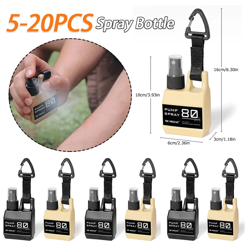 5-20PCS Atomizer Bottle Portable Small Sprayer Bottle with Carabiner Alcohol Perfume Refillable Multifunctional Camping Supplies
5-20PCS Atomizer Bottle Portable Small Sprayer Bottle with Carabiner Alcohol Perfume Refillable Multifunctional Camping Supplies