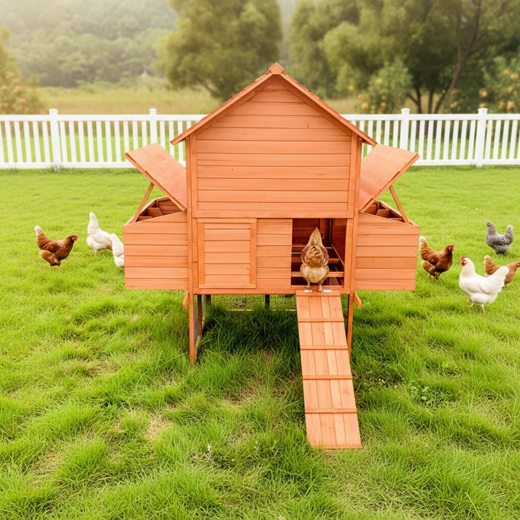 Custom SDC023XL-1 Large Natural Wooden Chicken Coop Solid Pattern Pet Cage With Button Closure Wood Chicken House
Custom SDC023XL-1 Large Natural Wooden Chicken Coop Solid Pattern Pet Cage With Button Closure Wood Chicken House