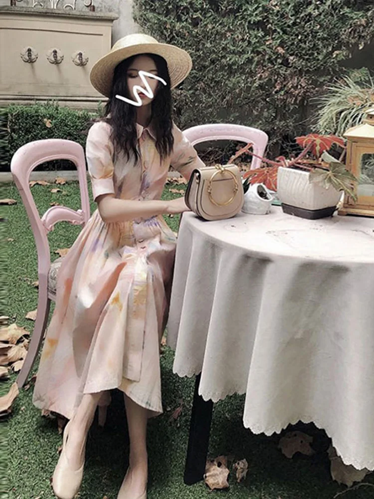 Лето 2025: Цизантема «Первая любовь» Dr Super Fairy Aosphere для взрослых Hyu с цветочным принтом в Корейском стиле для поездок на работу
Лето 2025: Цизантема «Первая любовь» Dr Super Fairy Aosphere для взрослых Hyu с цветочным принтом в Корейском стиле для поездок на работу