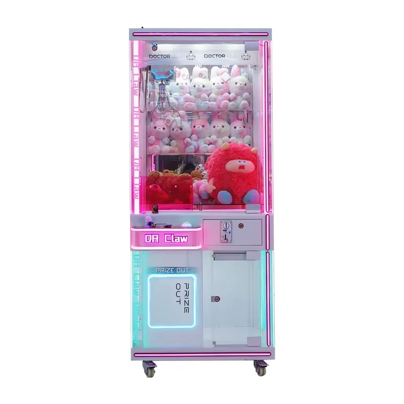 Commercial Claw Vending Machine Full Transparency Design for Store Doll Machine
Commercial Claw Vending Machine Full Transparency Design for Store Doll Machine