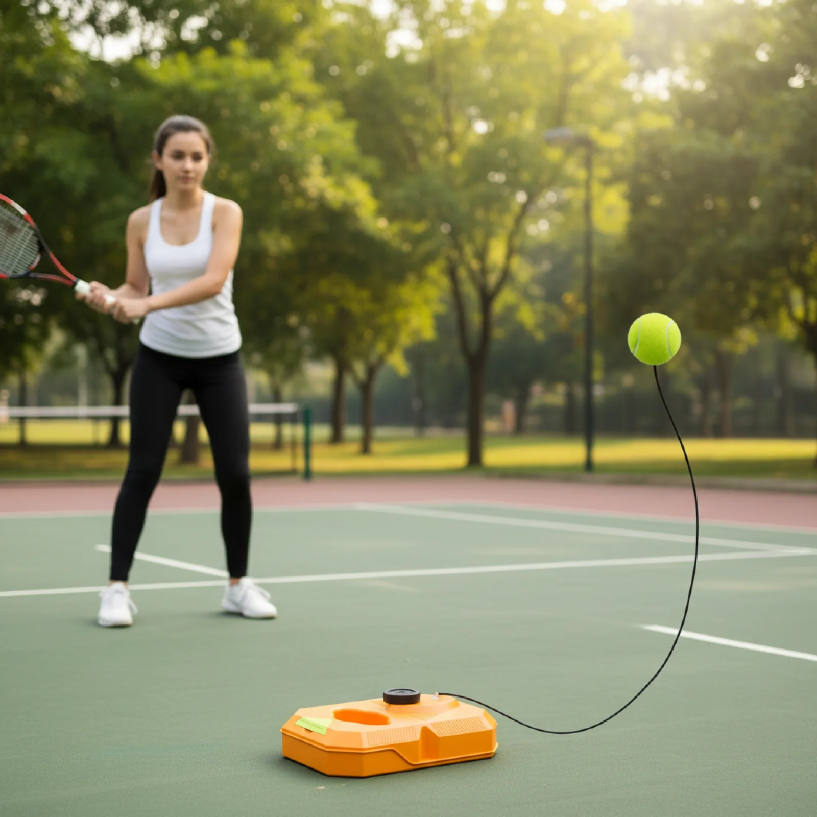 Tennis Training Ball with String Portable Rebounder Solo Practice Device for Outdoor Gym Workout Adult Kids
Tennis Training Ball with String Portable Rebounder Solo Practice Device for Outdoor Gym Workout Adult Kids
