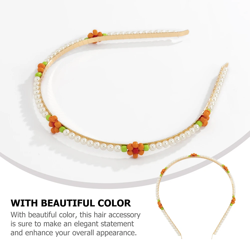 Daisy Pearl Headband Rhinestones Bridal Beads Hairband for Wedding Ocean Party Accessories Small Flower Elegant Women
Daisy Pearl Headband Rhinestones Bridal Beads Hairband for Wedding Ocean Party Accessories Small Flower Elegant Women
