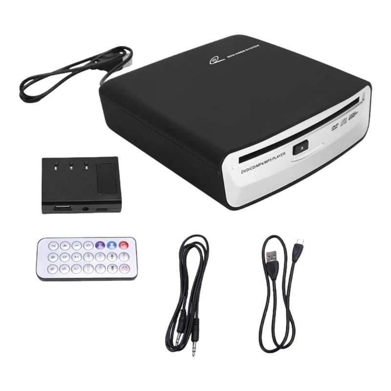 Universal External Stereo Radio DVD Player for Cars with USB and AUX Ports for Enhanced Sound Playback in Any Vehicle .X7AE 
Universal External Stereo Radio DVD Player for Cars with USB and AUX Ports for Enhanced Sound Playback in Any Vehicle .X7AE