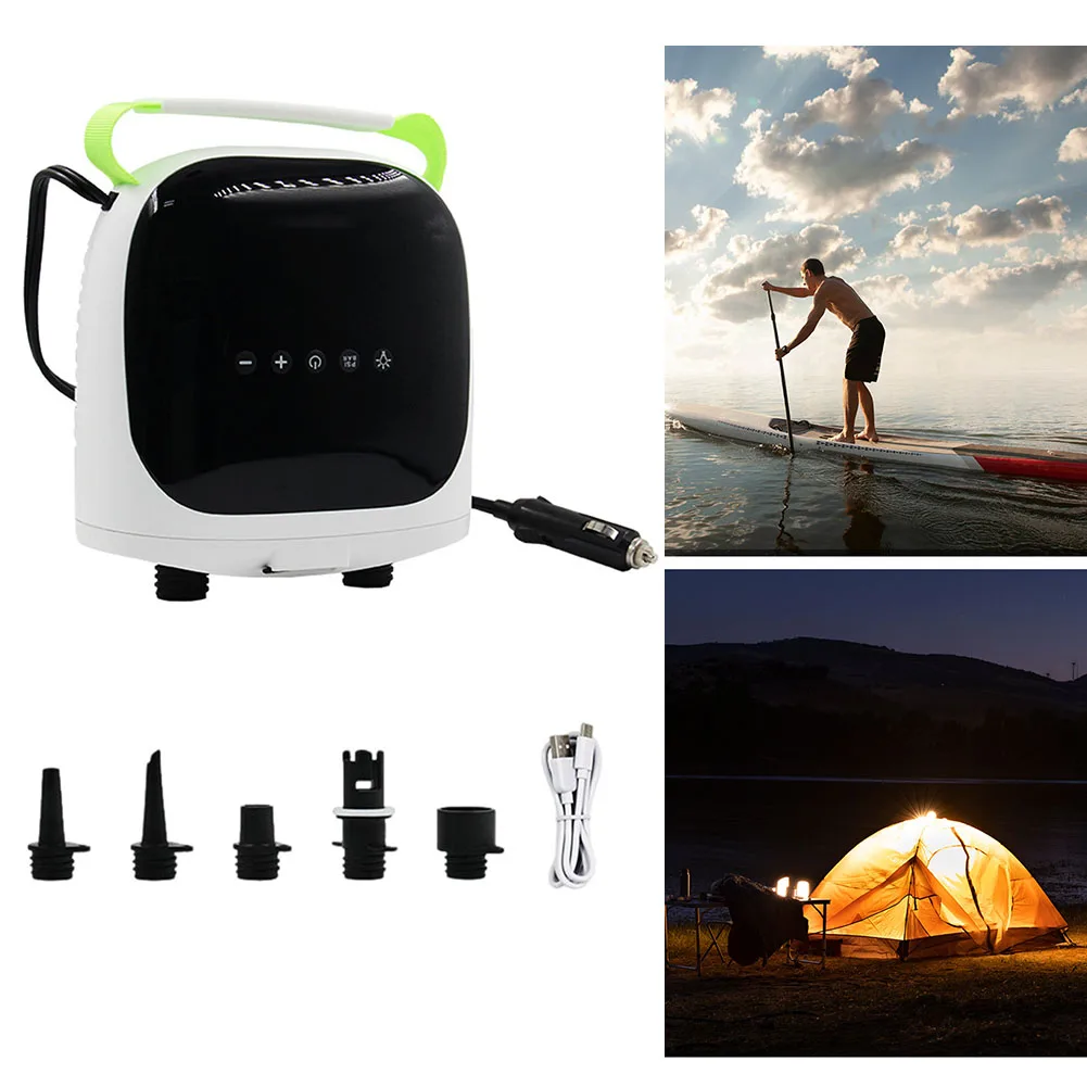 20PSI Lithium Battery Wireless Inflation Pump With 6 Nozzles Electric Air Pump For Paddle Board Boat Mattres Accessories
20PSI Lithium Battery Wireless Inflation Pump With 6 Nozzles Electric Air Pump For Paddle Board Boat Mattres Accessories