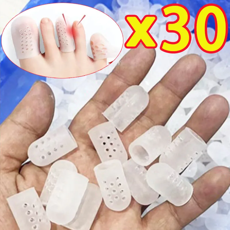 5-30pcs Transparent Silicone Toe Protectors Breathable Anti-Friction Washable Foot Cares Prevents Blisters Elasticity Toe Covers
5-30pcs Transparent Silicone Toe Protectors Breathable Anti-Friction Washable Foot Cares Prevents Blisters Elasticity Toe Covers