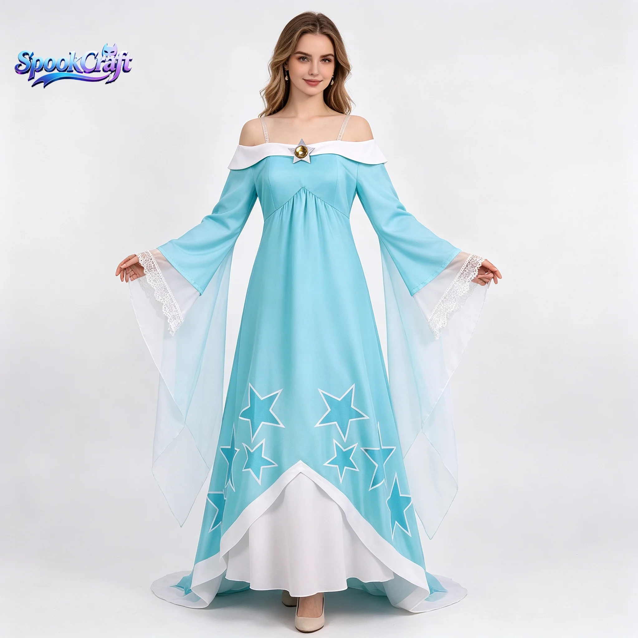 New Princess Rosalina Cos Full Set Women Galaxy Princess Costume Halloween Carnival Comic Con Role Play Outfit
New Princess Rosalina Cos Full Set Women Galaxy Princess Costume Halloween Carnival Comic Con Role Play Outfit