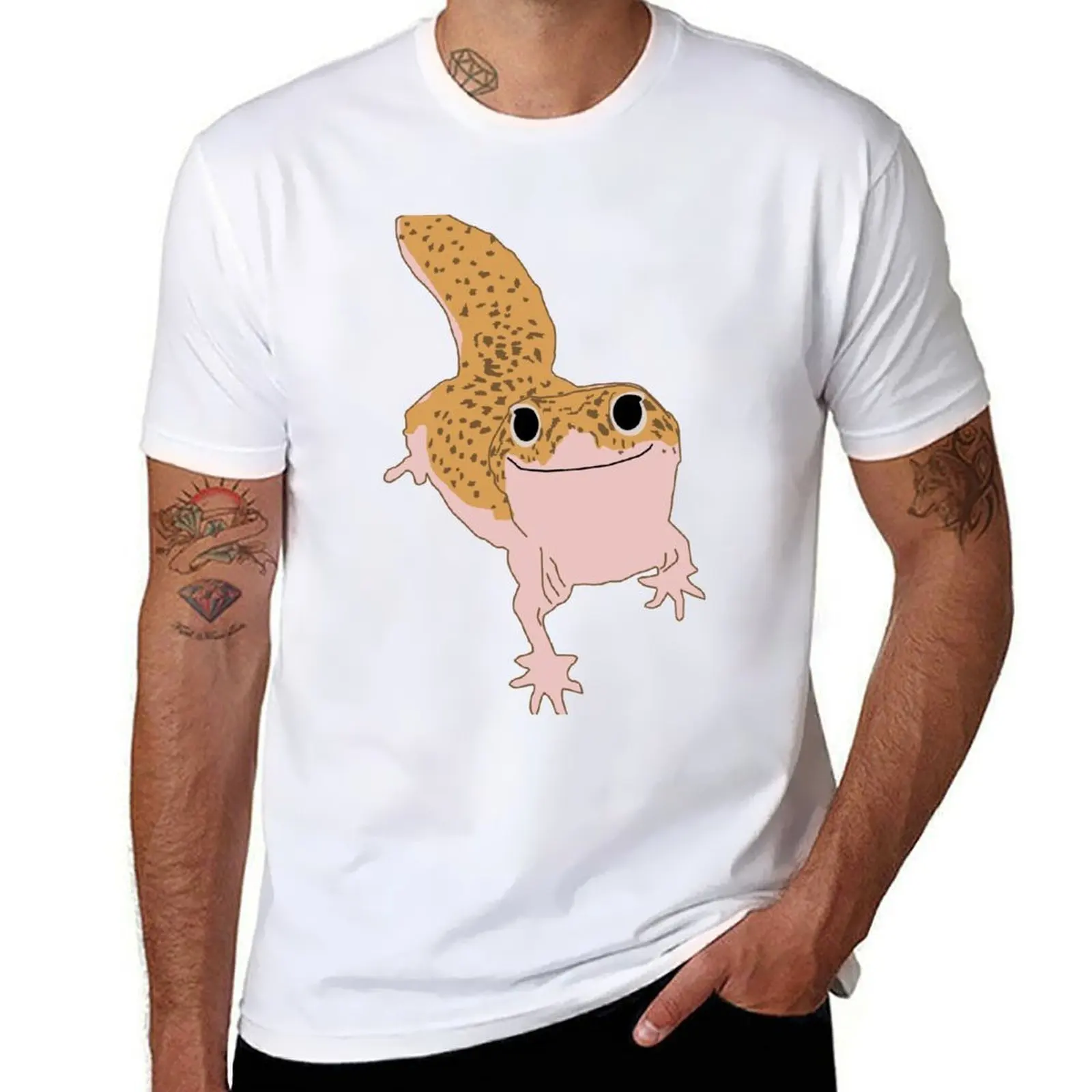 Polite Lizard T-Shirt cotton tshirt 100% man t shirt cotton T-Shirt 
Polite Lizard T-Shirt cotton tshirt 100% man t shirt cotton T-Shirt