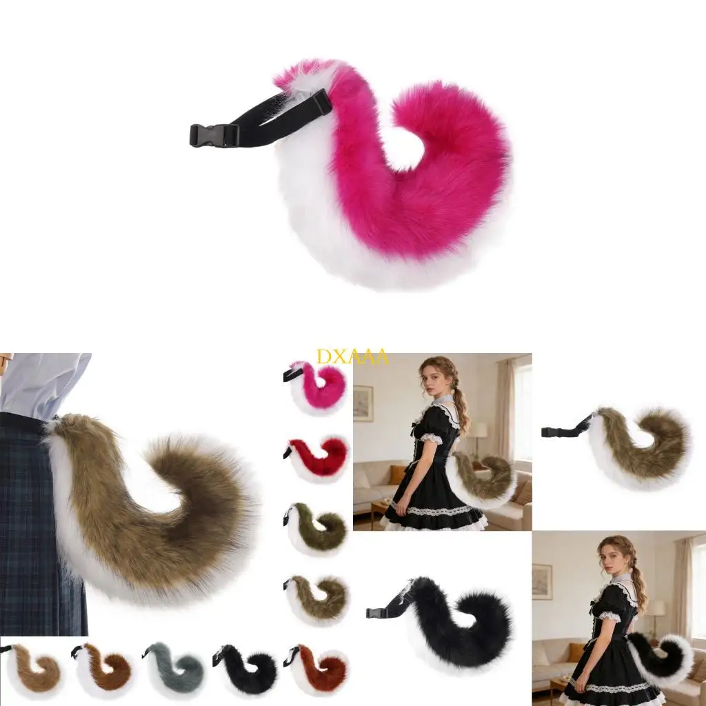 DXAA Stylish Faux Furs Animal Tail Waist Decoration For Unique Halloween Outfits
DXAA Stylish Faux Furs Animal Tail Waist Decoration For Unique Halloween Outfits