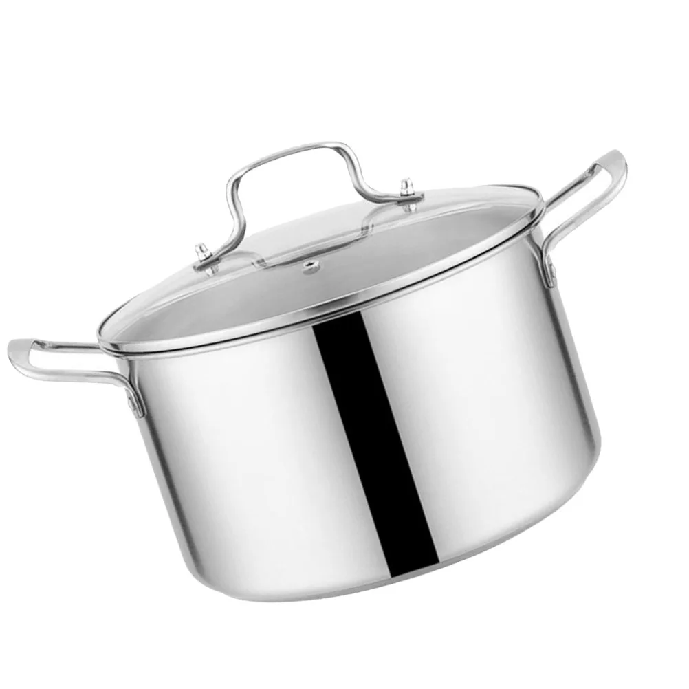 Large Capacity Stainless Steel Steamer Multi Function Cookware Pot Soup Riveted Handle Heat Insulation Safe
Large Capacity Stainless Steel Steamer Multi Function Cookware Pot Soup Riveted Handle Heat Insulation Safe