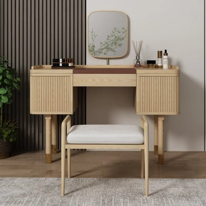 Minimalist Small Space Makeup Table Simple Nordic Wood Drawers Vanity Desk Lounges Modern Coiffeuse Chambre Furniture For Home
Minimalist Small Space Makeup Table Simple Nordic Wood Drawers Vanity Desk Lounges Modern Coiffeuse Chambre Furniture For Home
