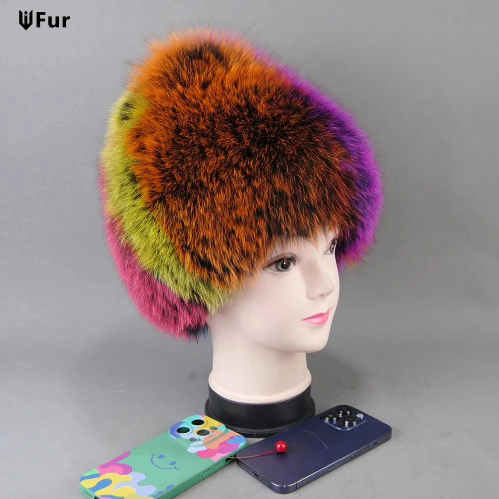 Natural Winter Fox Fur Hats Women Real silver Fox Knit Beanie Hat balaclava Lady Winter Snow Cap Luxury Brand caps gorro masculi
Natural Winter Fox Fur Hats Women Real silver Fox Knit Beanie Hat balaclava Lady Winter Snow Cap Luxury Brand caps gorro masculi