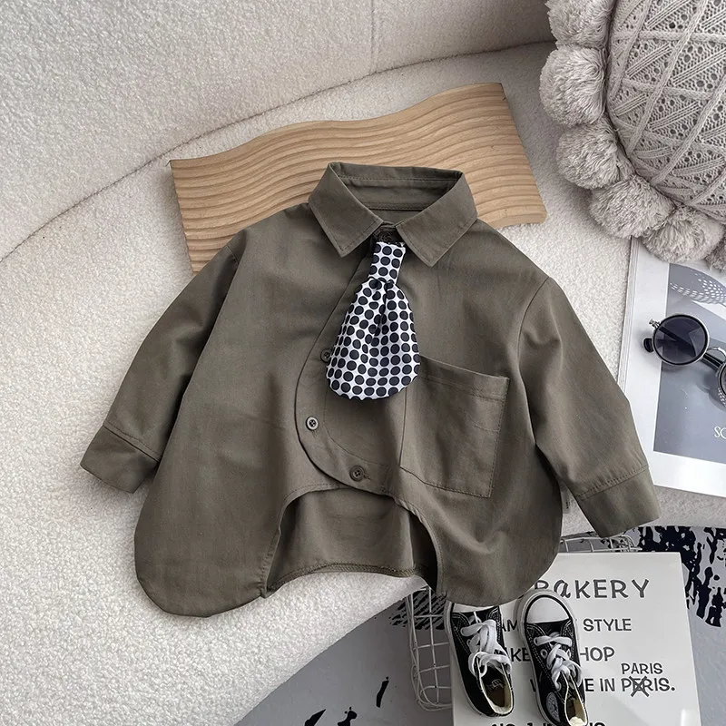 0 2 4 5Y Children's Long Sleeve Shirt Spring and Autumn New Style Boys' Baby Cotton Blouse Kids Tops
0 2 4 5Y Children's Long Sleeve Shirt Spring and Autumn New Style Boys' Baby Cotton Blouse Kids Tops