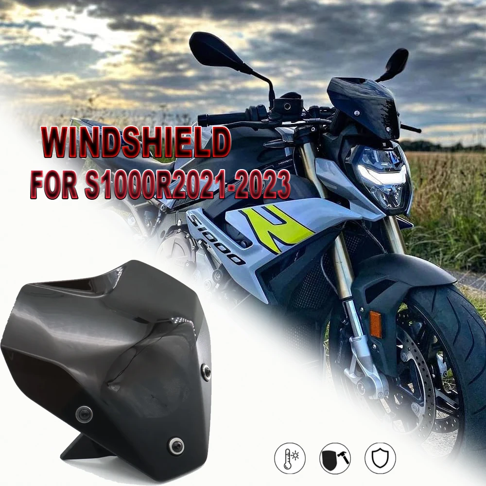 NEW FOR BMW S1000R S 1000 R S 1000R 2021 2022 2023 Motorcycle Spoiler Windscreen Windshield Wind Deflector Screen Shield Spoiler
NEW FOR BMW S1000R S 1000 R S 1000R 2021 2022 2023 Motorcycle Spoiler Windscreen Windshield Wind Deflector Screen Shield Spoiler