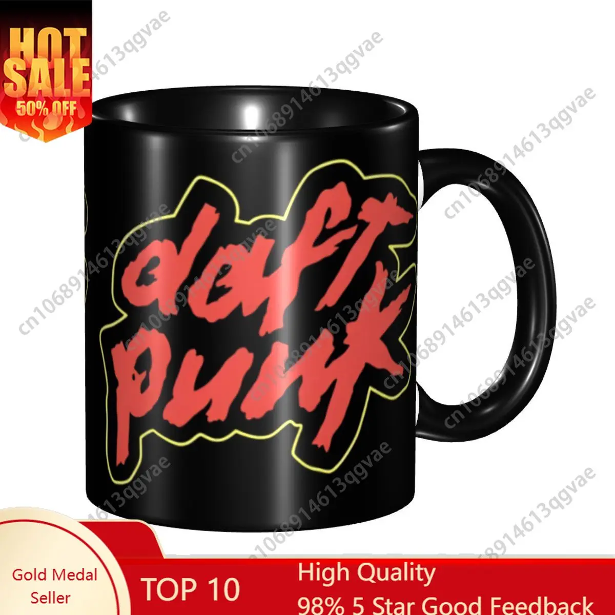 Unique Design Daft Punk Electronic Duo Band Letter Logo Accessories Mug Kawaii duo band Tea Cup
Unique Design Daft Punk Electronic Duo Band Letter Logo Accessories Mug Kawaii duo band Tea Cup