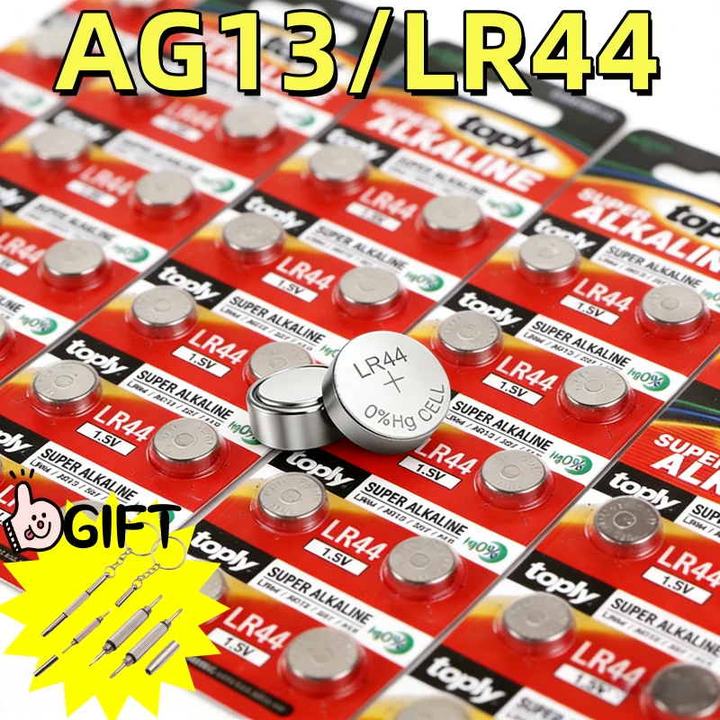 5-50PCS AG13 Battery A76 LR44 357 SR1154 SR44 LR44 1.55V Alkaline Batteries For Watch Calculator Toy Button Coin Cell
5-50PCS AG13 Battery A76 LR44 357 SR1154 SR44 LR44 1.55V Alkaline Batteries For Watch Calculator Toy Button Coin Cell