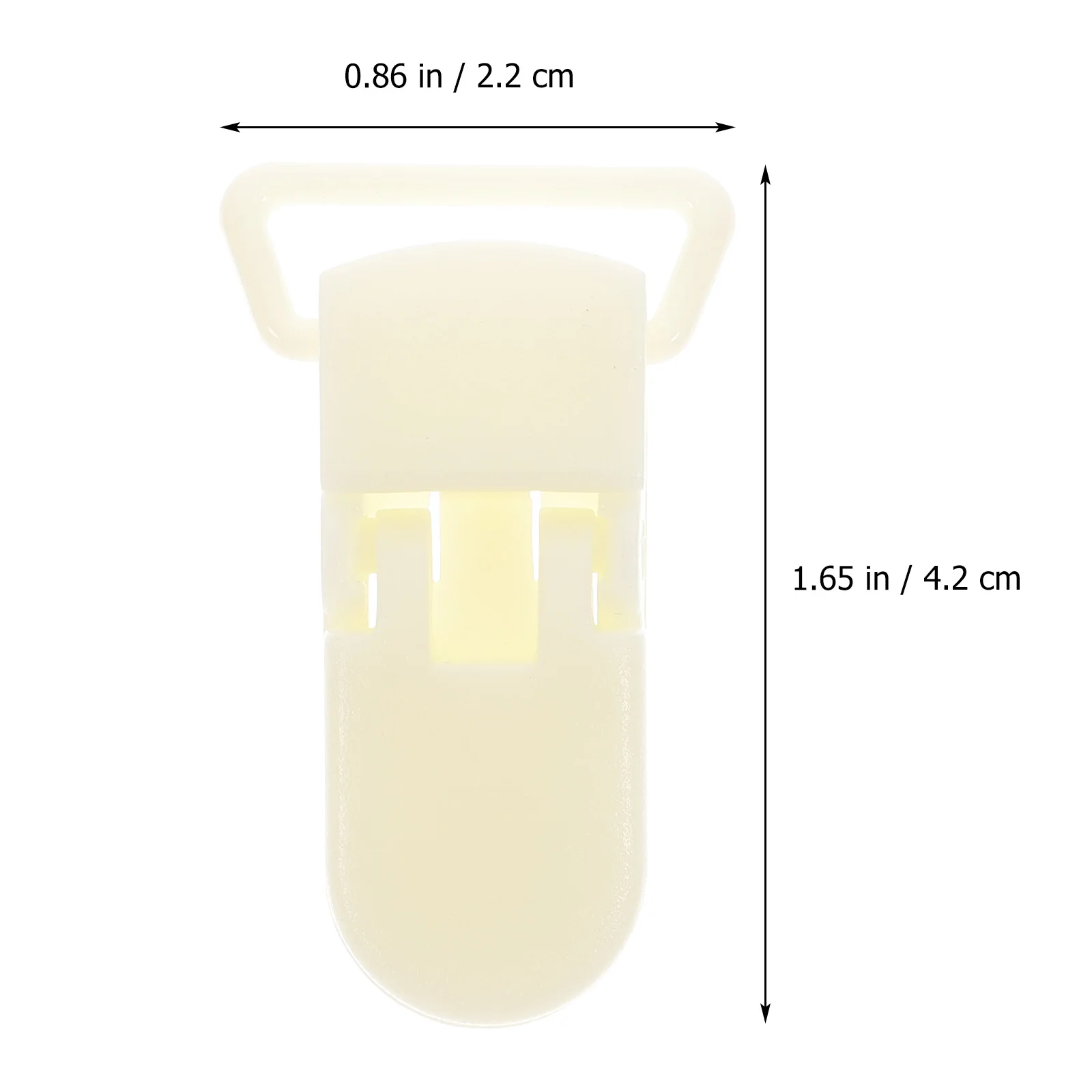 10 pcs Pacifier Clips Transparent Plastic Badge Clips Safe For Bibs Holders Easy Attach Clothing
10 pcs Pacifier Clips Transparent Plastic Badge Clips Safe For Bibs Holders Easy Attach Clothing