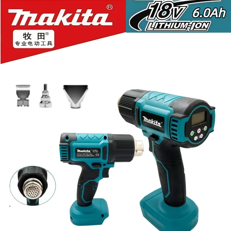 Makita 550°C Temperature Control Heat Gun 18V Cordless Handheld Hot Air Gun With LED Display Soldering Thermal Blower Tool
Makita 550°C Temperature Control Heat Gun 18V Cordless Handheld Hot Air Gun With LED Display Soldering Thermal Blower Tool