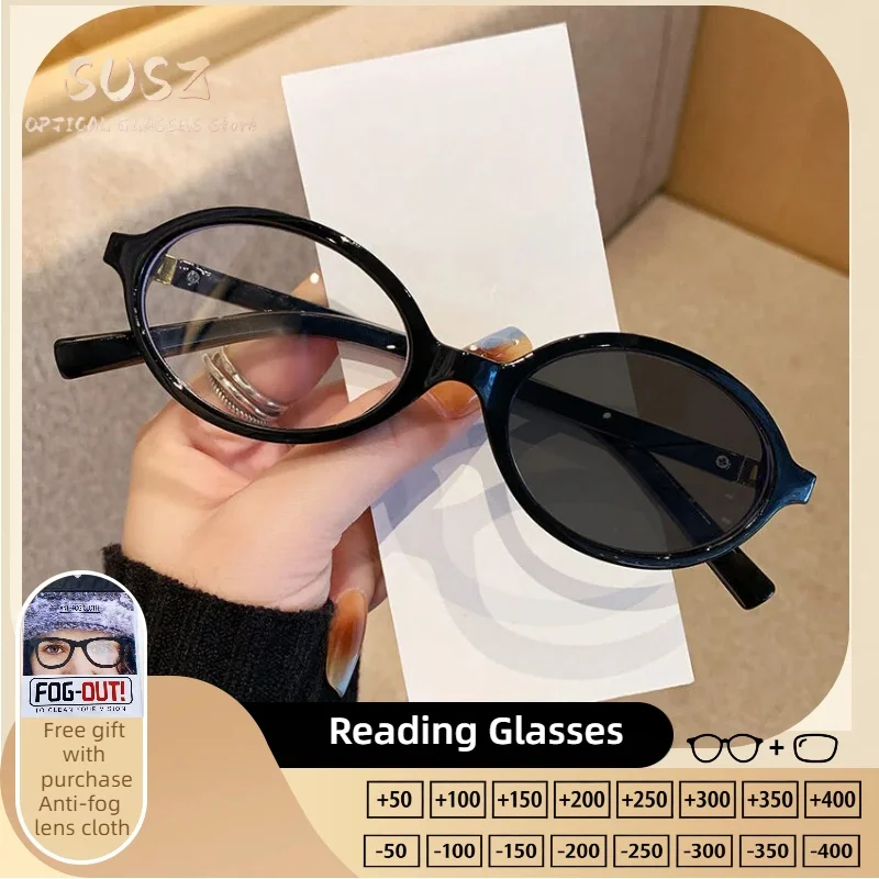 SUSZ Women Reading Glasses Myopia Photochromic Prescription Retro Oval Leopard Glasses Frames Autumn Winter Ambience Eyeware
SUSZ Women Reading Glasses Myopia Photochromic Prescription Retro Oval Leopard Glasses Frames Autumn Winter Ambience Eyeware