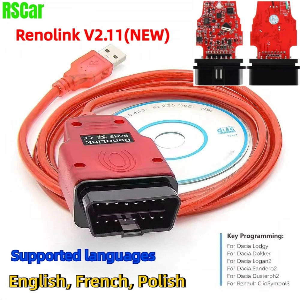Renolink V2.11 для Renault ECU Programmer Key IM-MO Кодирование OBD2 USB Диагностика Air-bag Сброс ECM UCH K/M Flash Data Auto Tool
Renolink V2.11 для Renault ECU Programmer Key IM-MO Кодирование OBD2 USB Диагностика Air-bag Сброс ECM UCH K/M Flash Data Auto Tool