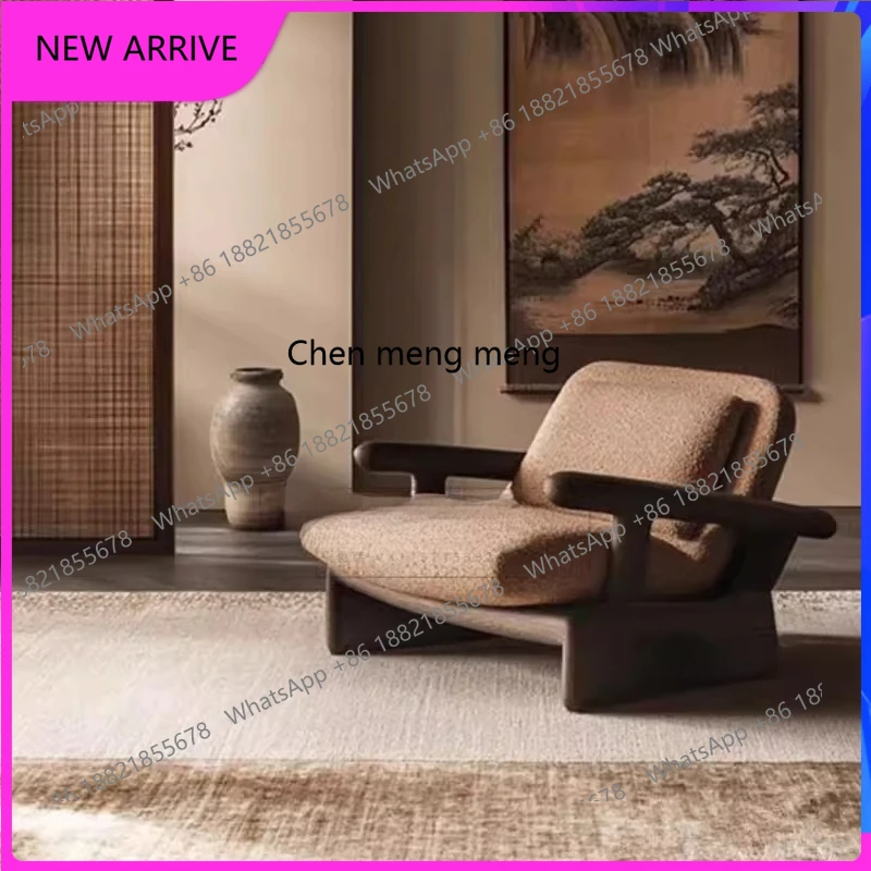C88 Retro simple solid wood single sofa, living room leisure chair, homestay, fabric art, negotiation chair
C88 Retro simple solid wood single sofa, living room leisure chair, homestay, fabric art, negotiation chair