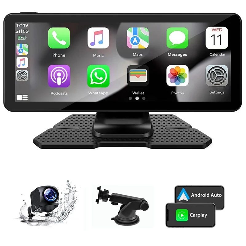 Car Stereo Car Radio Portable 6.86In Touch Screen Android Auto Backup Camera Navigation Mirror Link/FM/Bluetooth
Car Stereo Car Radio Portable 6.86In Touch Screen Android Auto Backup Camera Navigation Mirror Link/FM/Bluetooth