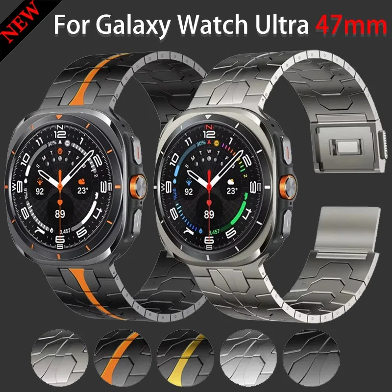 Magnetic clasp Strap for Samsung Galaxy Watch 7 Ultra 47mm Stainless steel Wristband for Samsung Watch 7 Ultra 47mm Metal Strap
Magnetic clasp Strap for Samsung Galaxy Watch 7 Ultra 47mm Stainless steel Wristband for Samsung Watch 7 Ultra 47mm Metal Strap