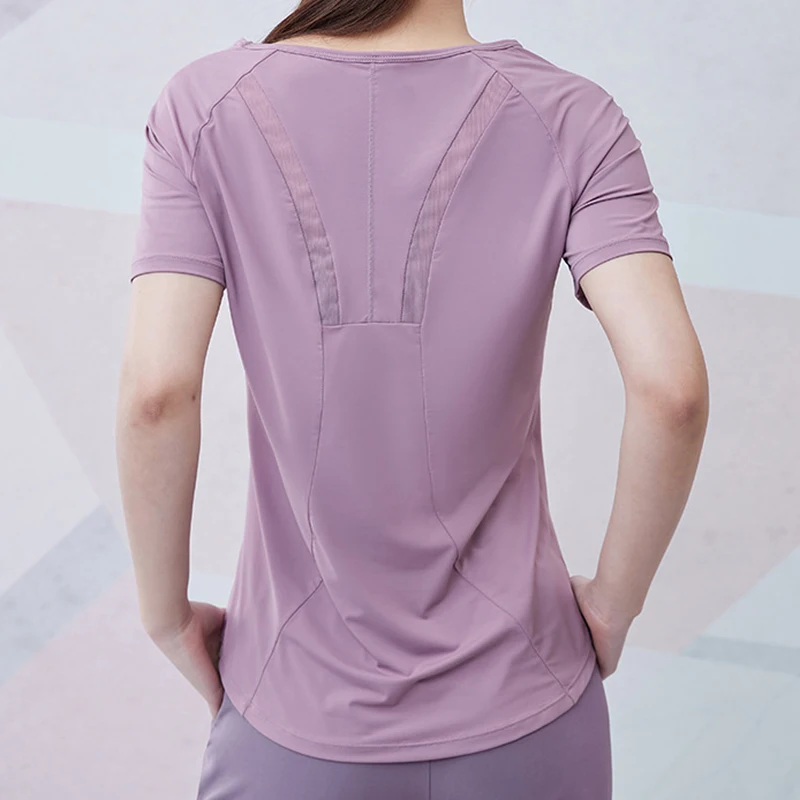 Gym Shirts Seamless Crop Tops Yoga Fitness Women Tights Sports Short Sleeve Running Workout Sportswear Activewear
Gym Shirts Seamless Crop Tops Yoga Fitness Women Tights Sports Short Sleeve Running Workout Sportswear Activewear