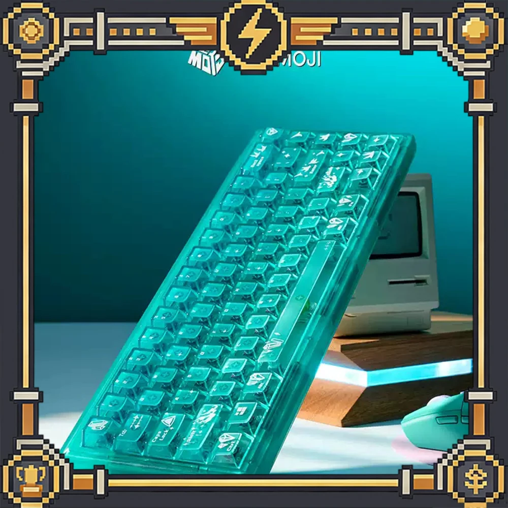 KEYMOJI Phosphophyllite Keycaps Gem series theme wooting Keyboard Keycaps Original ROG scrub full set of green fog penetration
KEYMOJI Phosphophyllite Keycaps Gem series theme wooting Keyboard Keycaps Original ROG scrub full set of green fog penetration