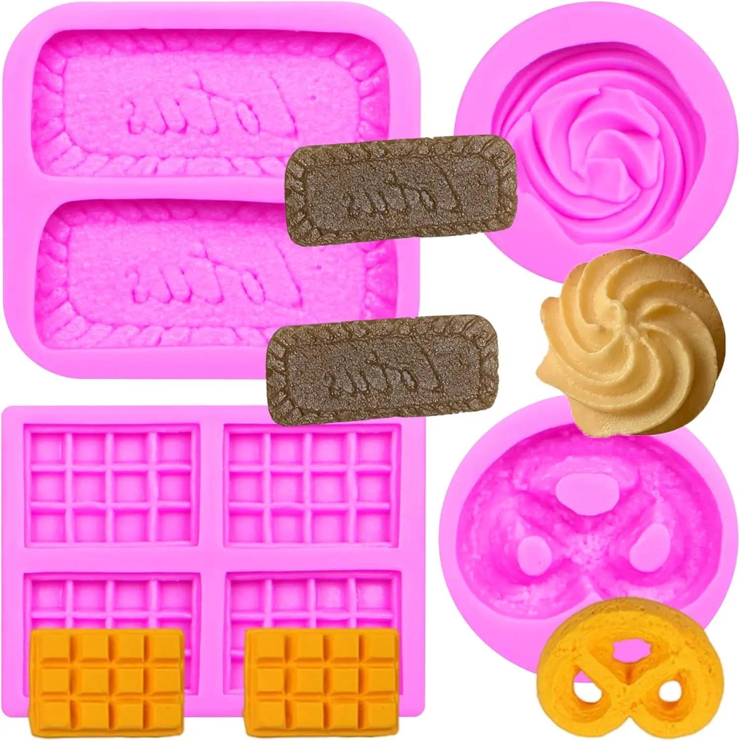 Biscuit Silicone Molds Waffle Cookies Chocolate Candy Fondant Molds Cake Decorating Cupcake Toppers Cookies Butter Baking Tools
Biscuit Silicone Molds Waffle Cookies Chocolate Candy Fondant Molds Cake Decorating Cupcake Toppers Cookies Butter Baking Tools