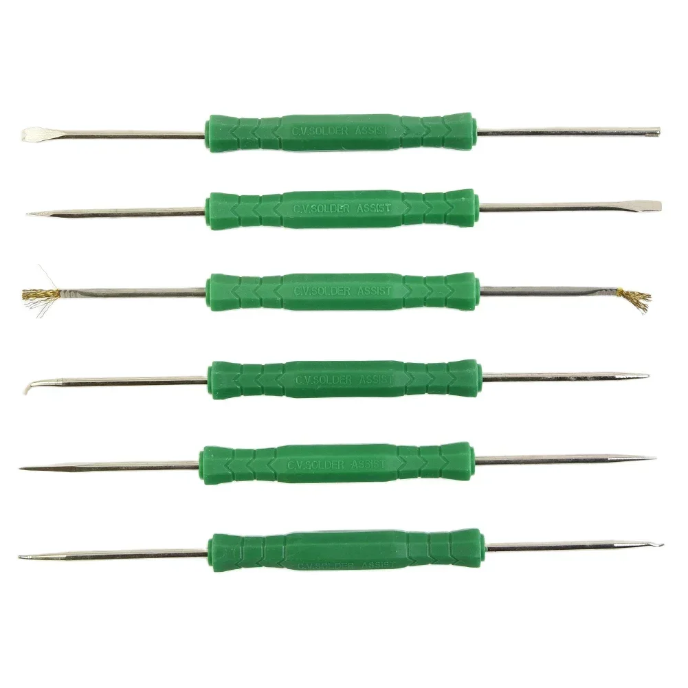 6pcs Desoldering Aid Tool Kit Soldering Aid Assist Tools PCB Cleaning Repair Tools Electronic Components Welding Tool
6pcs Desoldering Aid Tool Kit Soldering Aid Assist Tools PCB Cleaning Repair Tools Electronic Components Welding Tool