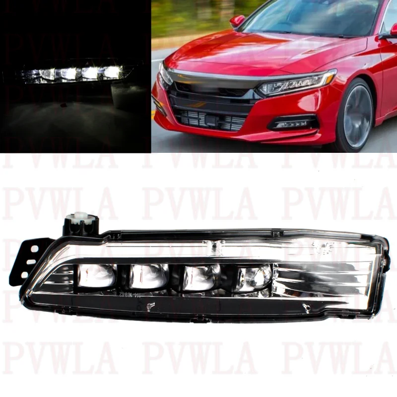 Left Side Front Bumper LED DRL Daytime Running Lights Fog Light Lamp With Bulbs For Honda Accord 2018 2019 2020
Left Side Front Bumper LED DRL Daytime Running Lights Fog Light Lamp With Bulbs For Honda Accord 2018 2019 2020