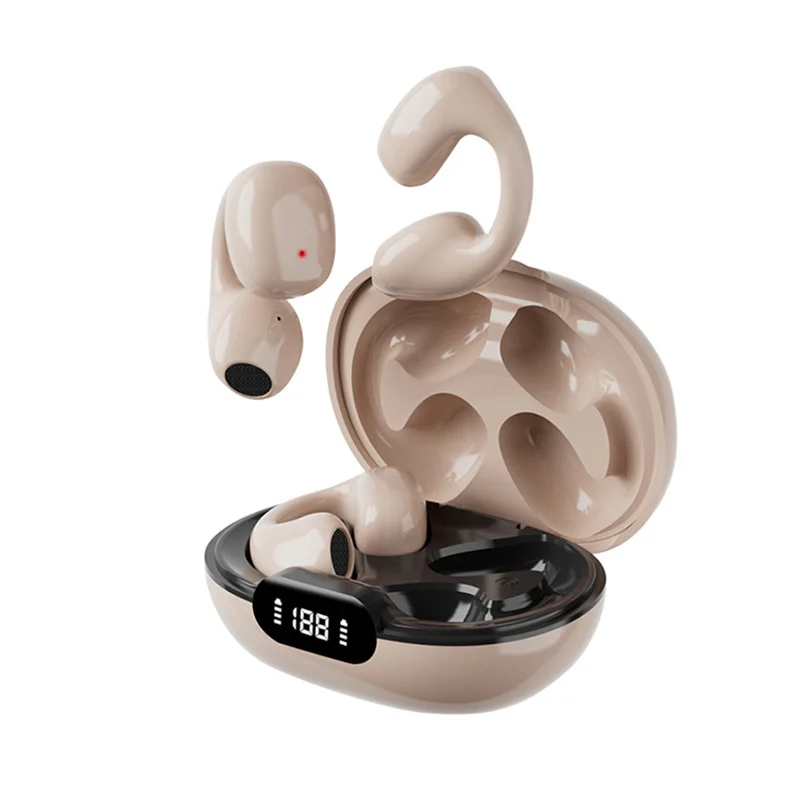New D101 TWS Earclip Bone Conduction Bluetooth Earphones Wireless Digital Display Non In Ear Sports Headphones For Android IOS
New D101 TWS Earclip Bone Conduction Bluetooth Earphones Wireless Digital Display Non In Ear Sports Headphones For Android IOS