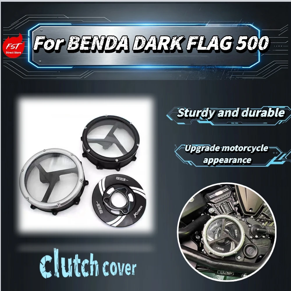 For Benda Black Flag 500 Special Transparent Clutch Cover Engine Side Cover OEM Direct Fit No-drill Install Precision Parts
For Benda Black Flag 500 Special Transparent Clutch Cover Engine Side Cover OEM Direct Fit No-drill Install Precision Parts