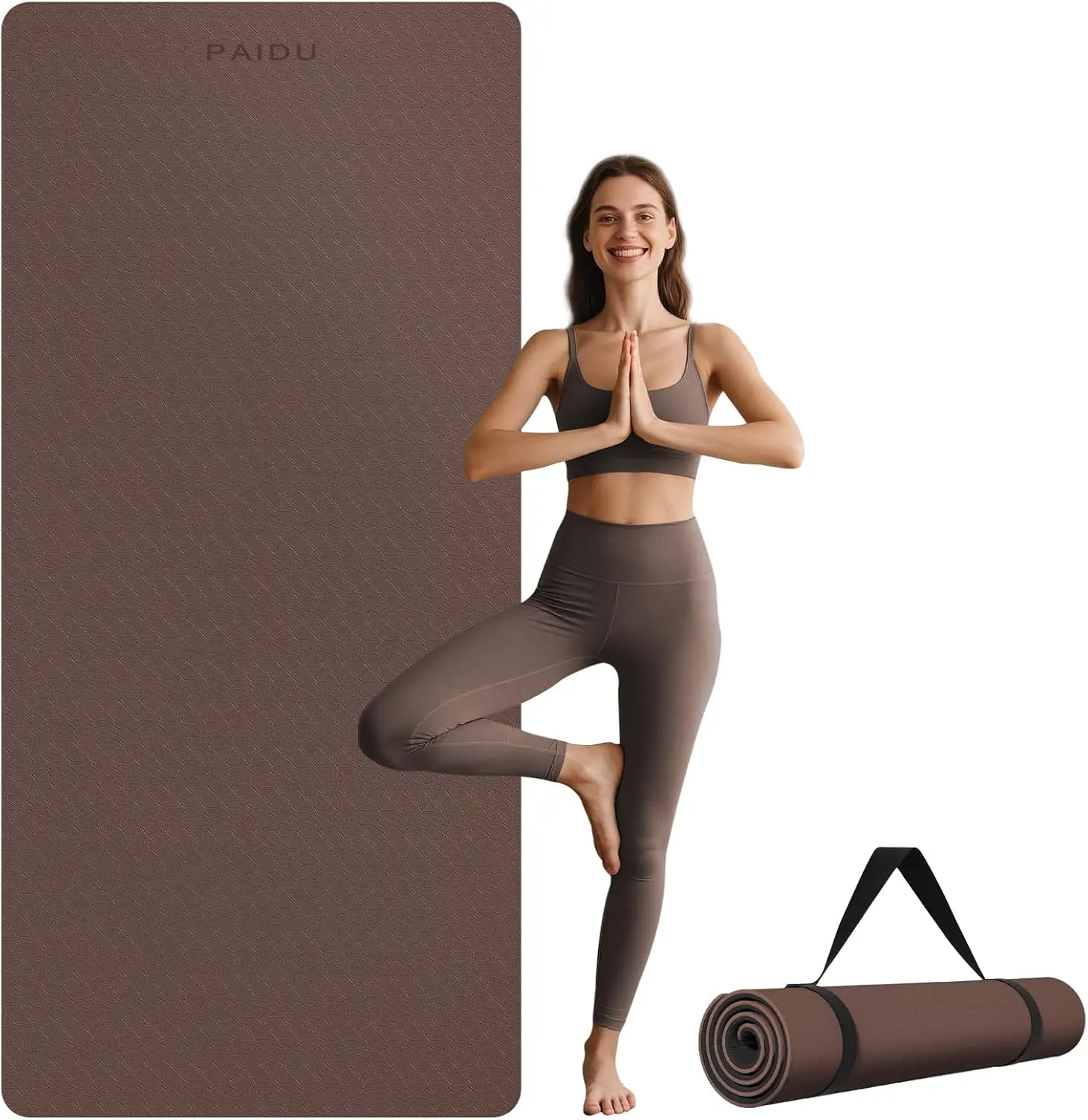 Extra Long Wide Yoga Mat 76x33x0.4 Inch Non Slip Thick Exercise Mat for Home Gym Yoga Pilates Workouts
Extra Long Wide Yoga Mat 76x33x0.4 Inch Non Slip Thick Exercise Mat for Home Gym Yoga Pilates Workouts